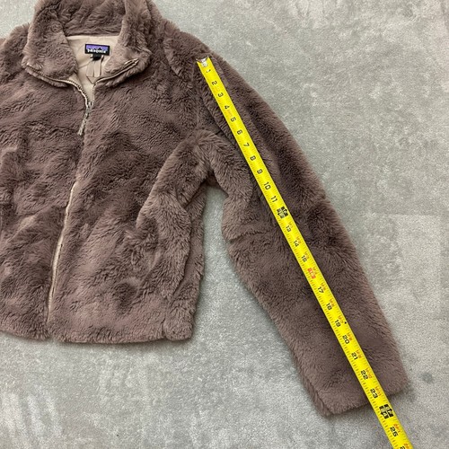 Patagonia Lunar Frost Taupe Full Zip Jacket Women’s Medium Teddy Bear - Bild 5 von 10