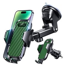  Longest Lasting True Military-Grade Car Phone Holder Strongest Suction Green