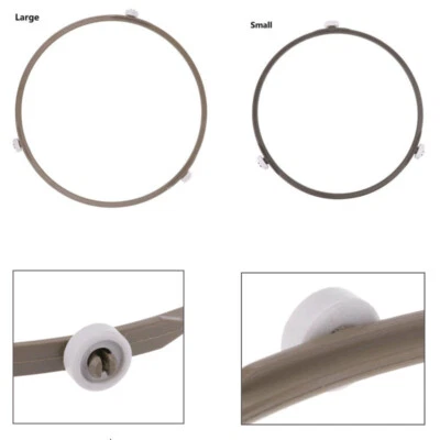 TiaoBug Mikrowelle Drehring Antriebsring mit 3 Rollen für Glasplatten Drehende