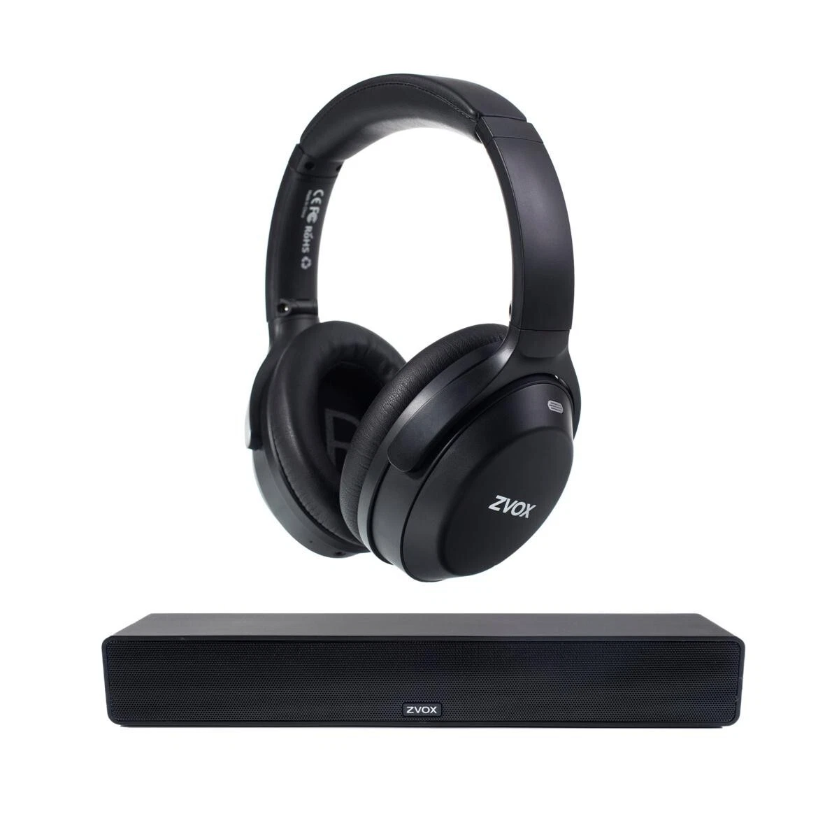 Zvox AccuVoice AV120 Soundbar Wireless ANC Headphones Case