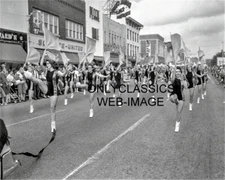 1961 MAINSTREET PARADE MARCHING BAND PHOTO COUMBUS GEORGIA AMERICANA SMALL TOWN