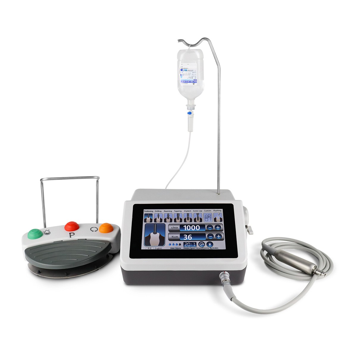 Woodpecker Picchio Dentale Endo Motore Wireless – Contra Angolo Ricorrente/lima, Con Alimentatore