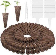 120 Hydroponic Grow Sponges Kit - Seed Starter Pods Compatible W/ Aerogarden 0.26 per gallon