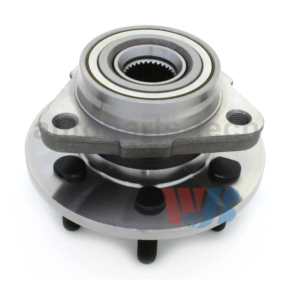 Conjunto de buje de rueda delantera WJB para Dodge Dakota 1998 1999 2000 2001 2002 2003 2004 Foto 3 de 3