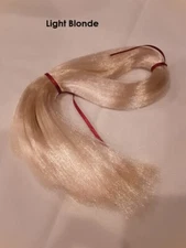 Sassy Bears 100% Nylon Doll Hair - LIGHT BLONDE