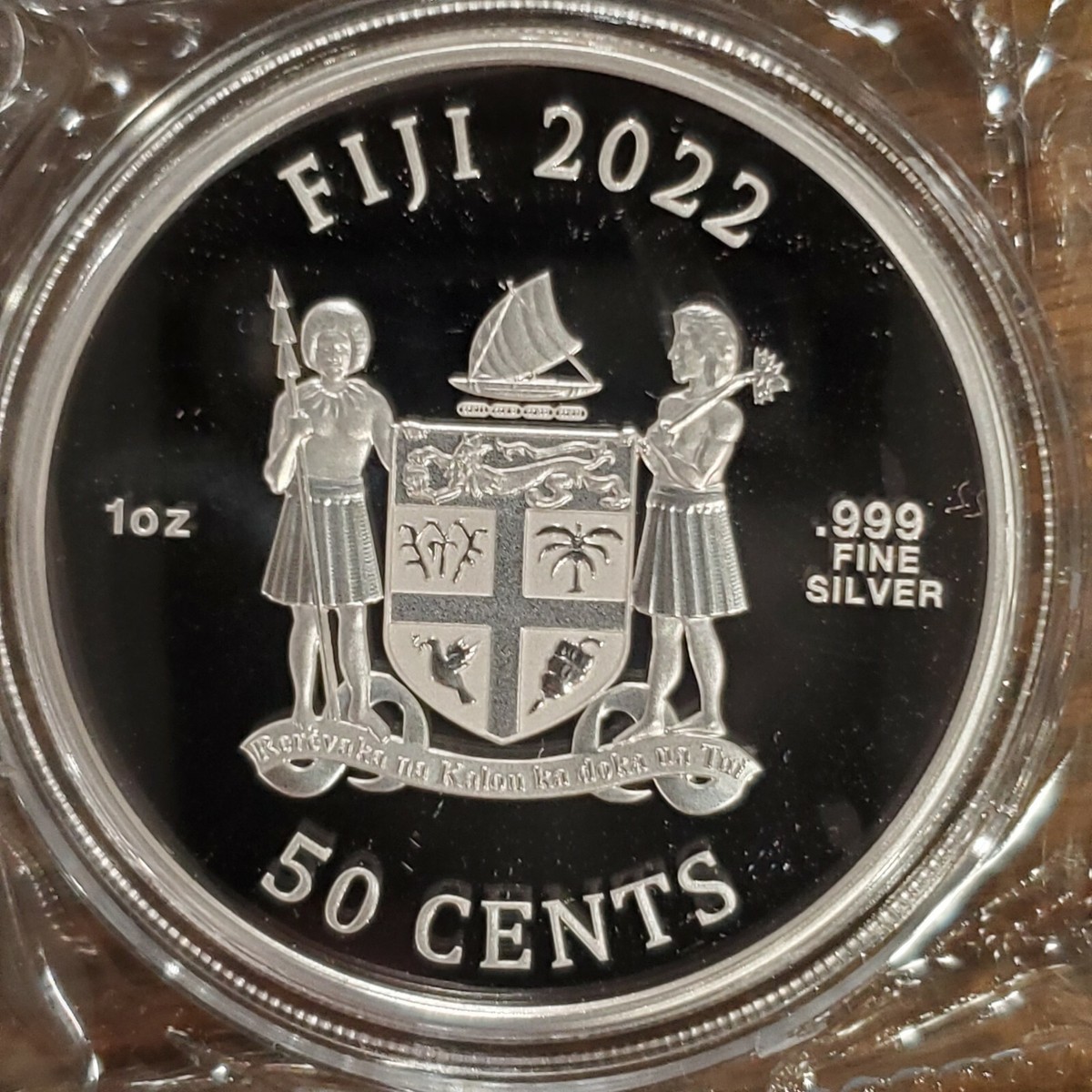 2023フィジー　犬と自然(2)１オンス銀貨プルーフライク　カプセル入り未開封 2023 1 oz Fiji Silver Dog Coin (Proof-Like) l JM Bullion™