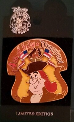 Disneyland DLR 4th of July Benjamin Franklin & Amos Disney Pin 2003 LE 1000