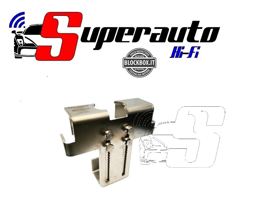 SM01 STEEL MONSTER BLOCKBOX ACCIAIO protezione AUTO ANTIFURTO CENTRALINA BLOCK