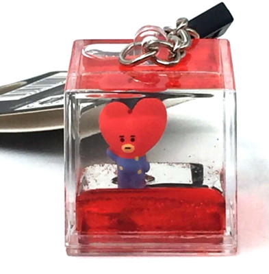 BT21 TATA Officially Licensed Tsunameez Backpack Keychain Clip On Acrylic