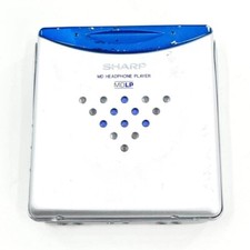Sharp MD-ST70 Portable Mini Disc Player Blue Good