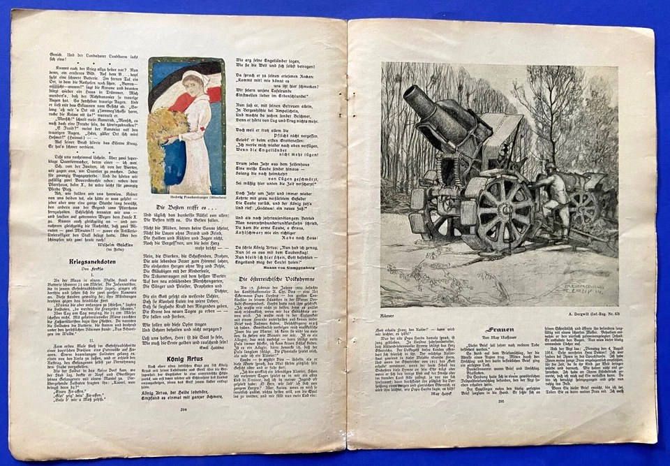 Historical Magazine Youth 1915 No. 12 Munich Illustrated Weekly Publication - Image 4 of 4