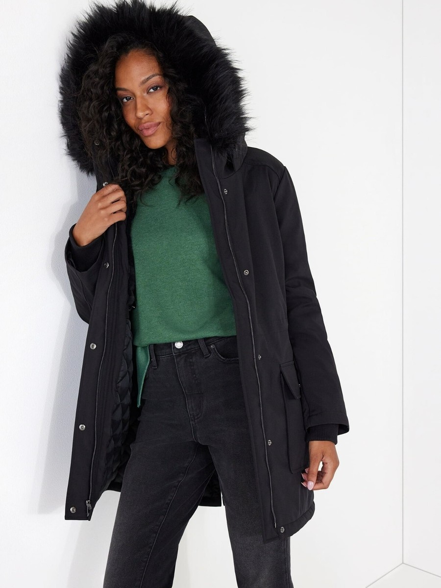 Anorak Jacket Walmart Time And Tru Coat $55 Time And Tru