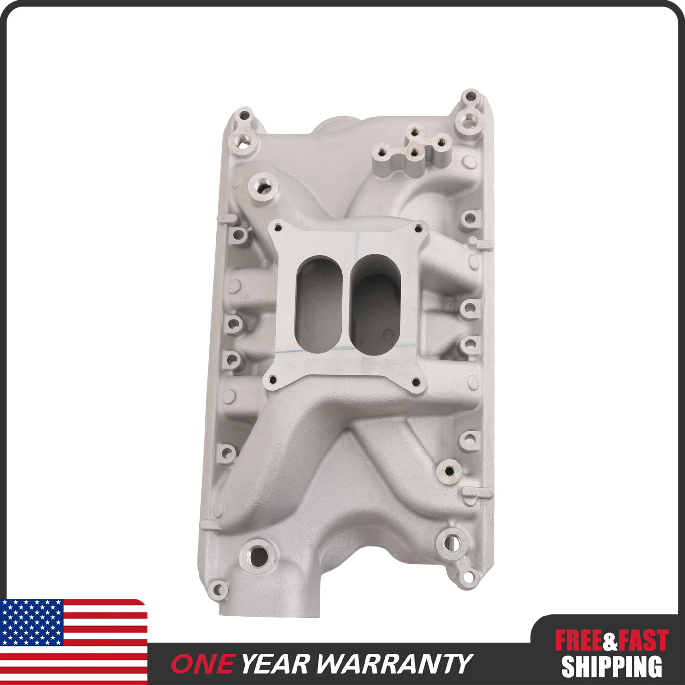 New Dual Plane Intake Manifold for Ford 351W 5.8L Windsor V8 Small Block