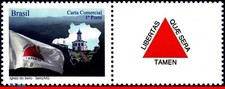 3092 BRAZIL 2009 MINAS GERAIS, CHURCHES ARCHITECTURE, FLAGS MAPS, RHM C-2855 MNH