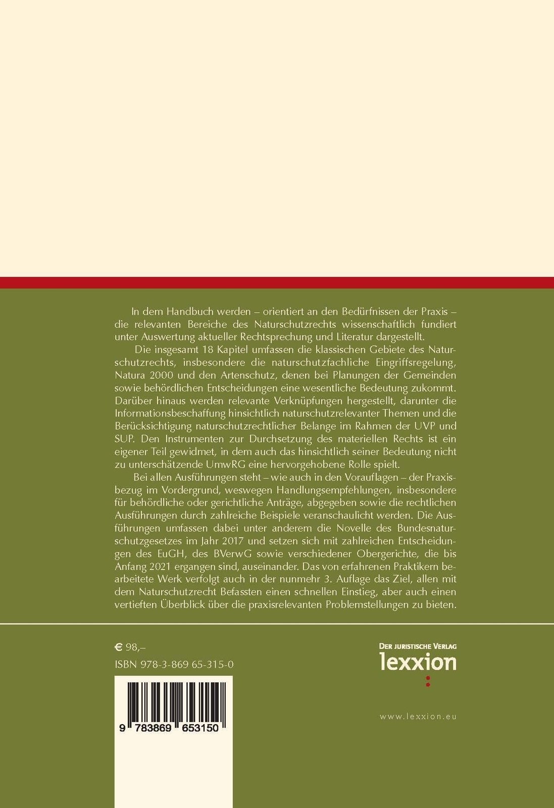Thumbnail - Jochen Kerkmann (u. A.) | Naturschutzrecht In Der Praxis | Buch |