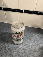 unopened factory sealed empty soda can Zero Sugar Ginger Ale