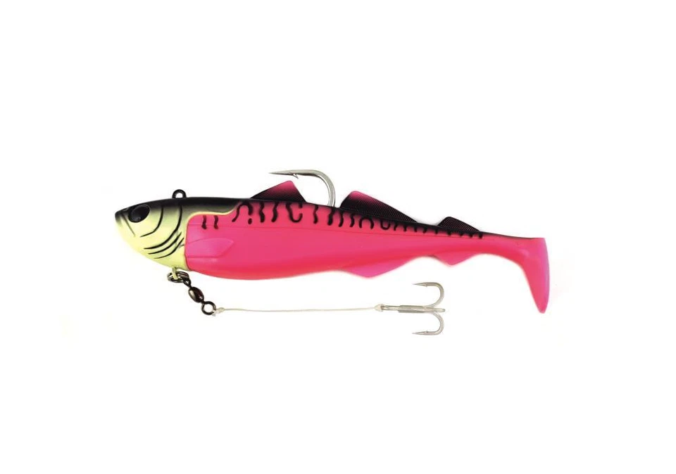 WESTIN Crazy Daisy Gummifisch Heilbuttköder, 180g u.300g Meeres-Shad Jig-Köder - Bild 3 von 4