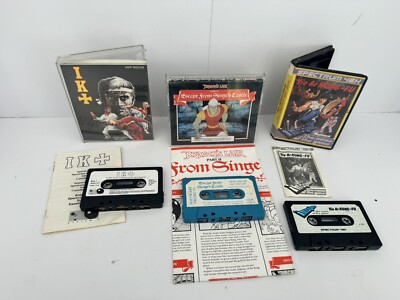 3x Spectrum Spiele Inter. Karate IK+, Escape From Singes Castle & Yie Ar Kung-Fu