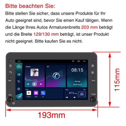 Android 13 Autoradio Carplay GPS Navi RDS Kamera Für Alfa Romeo 159 Spider Brera - Bild 2 von 14