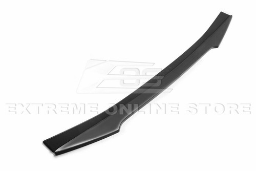 Rear Gurney Flap Wing Spoiler Extension For 15-21 Subaru WRX STi Primer Black - Picture 7 of 11