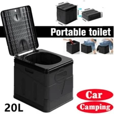 20L Portable Folding Toilet Car Outdoor Travel Potty for Camping Hiking Beach