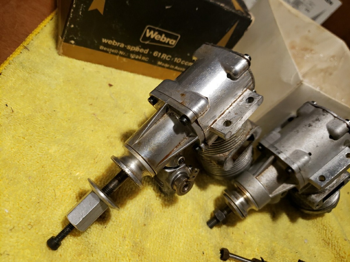 Webra Engine - Lot Of Two Webra 61 RC 10 ccm - Two Motors | eBay