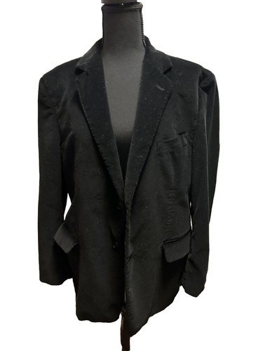 Vintage Black Corduroy Blazer Adult Women’s XL - 第 1/5 張圖片
