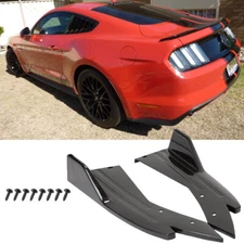 Gloss Black Car Rear Diffuser Bumper Splitter Lip  For Ford Mustang Shelby GT500