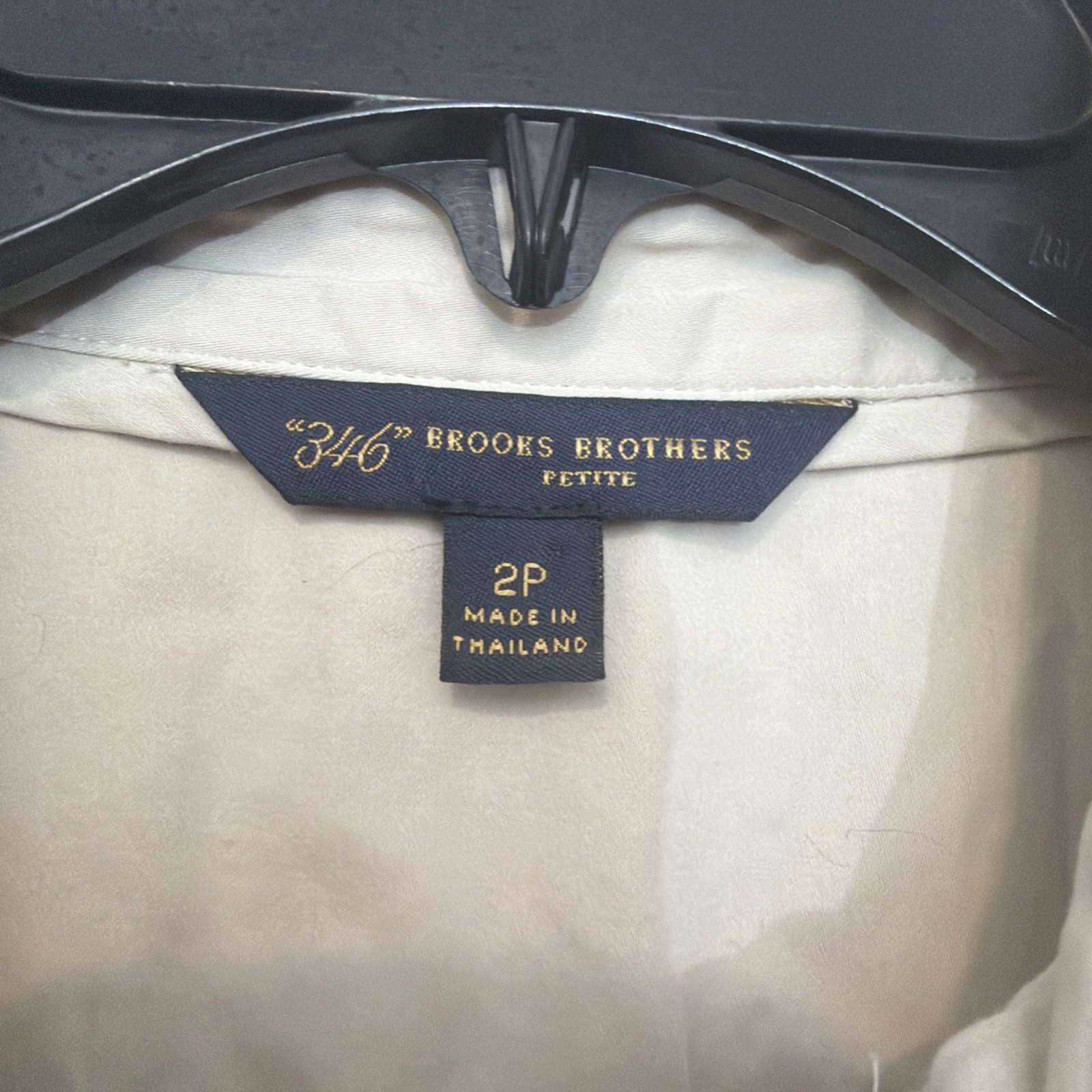 Brooks Brothers Shirt Dress, Light Khaki Sz 2P TIMELESS AND CLASSY LOOK. Preppy thumbnail 2