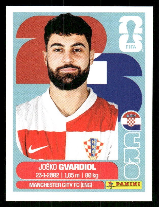 2026 Panini FIFA World Cup Stickers #CRO4 Josko Gvardiol