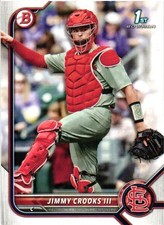 2022  Bowman Draft - Jimmy Crooks III - #BD-178 1st Bowman Paper - Cardinals