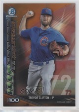 2017 Bowman Chrome Scouts Top 100 Orange Refractor 6/25 Trevor Clifton 0a3