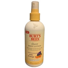 Burt's Bees Sheer Body Lotion Violet  Mango 8 fl oz