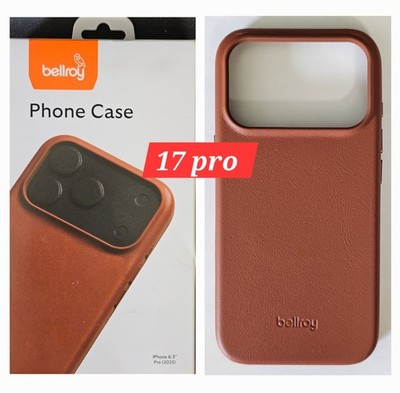 Bellroy Premium Leather Case With MagSafe For Apple iPhone 17 PRO 6.3  Rust
