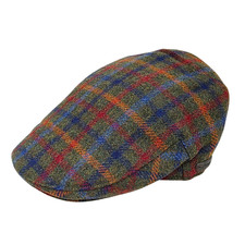 Men's multicoloured Patchwork Flat Cap Multipattern Vintage Newsboy Hat Style