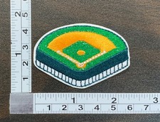 Baseball Field Embroidered Iron On Patch