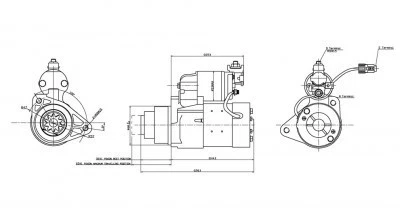 Arranque nuevo para 03-07 Infiniti G35 3,5 L V6 (03-06 sedán tracción trasera/07 cupé) Foto 2 de 4