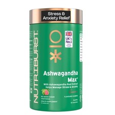 Nutriburst Ashwagandha 500mg Gummies for Stress, Energy Stamina - 60 Ct