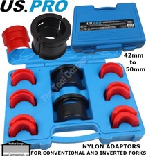 US PRO Tools Universal Fork Seal Driver Set 35mm to 50mm Nylon Adaptors 6941