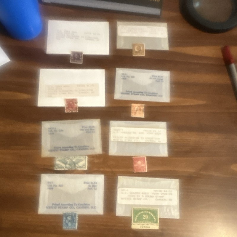 Mystic Stamp Co. US Stamps Lot Used/Unused Off Paper Scott 305 335 336