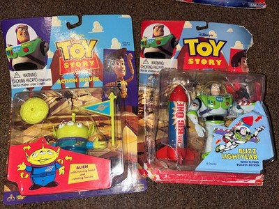 Thinkway Toys, Disney Toy Story Lot of Alien and Buzz Lightyear Figures 1995