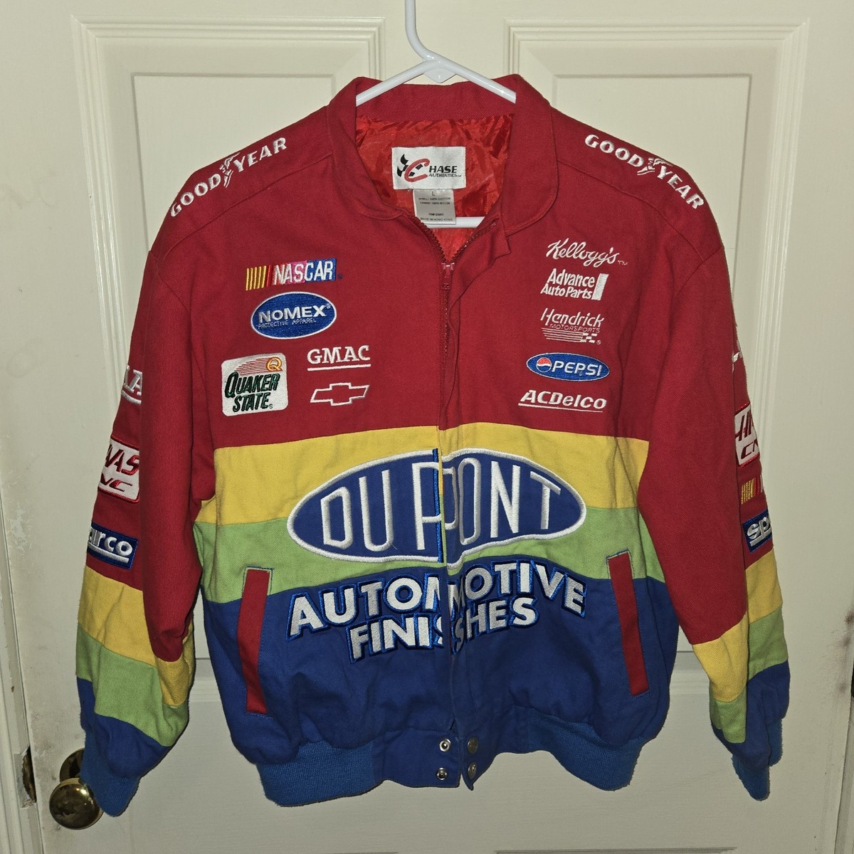 OXBOW GORDON JACKET Vintage 90's Jeff Gordon Nascar Rainbow Jacket