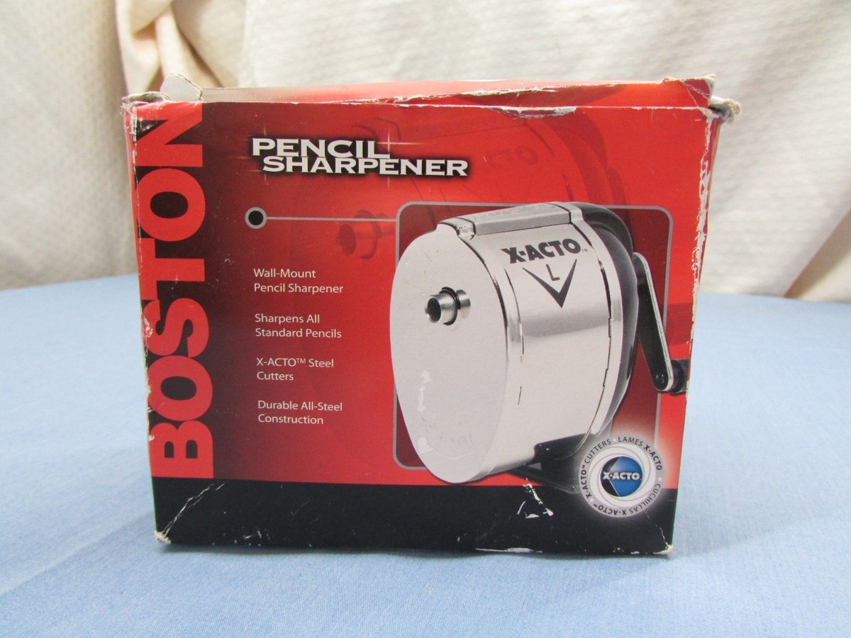 その他 BOSTON  PENCIL SHARPENER Pencil Sharpener Boston Manual Table Wall Mount Chrome