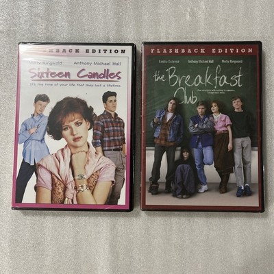 Breakfast Club + Sixteen Candles 2-DVD Lot NEW SEALED John Hughes
