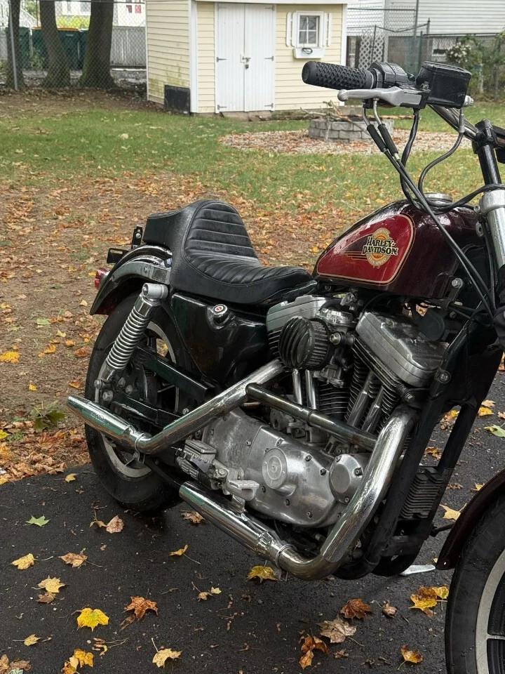Drag Specialties Black Predator Classic Stitch Seat 1982-2003 Harley Sportster - Image 3 of 4