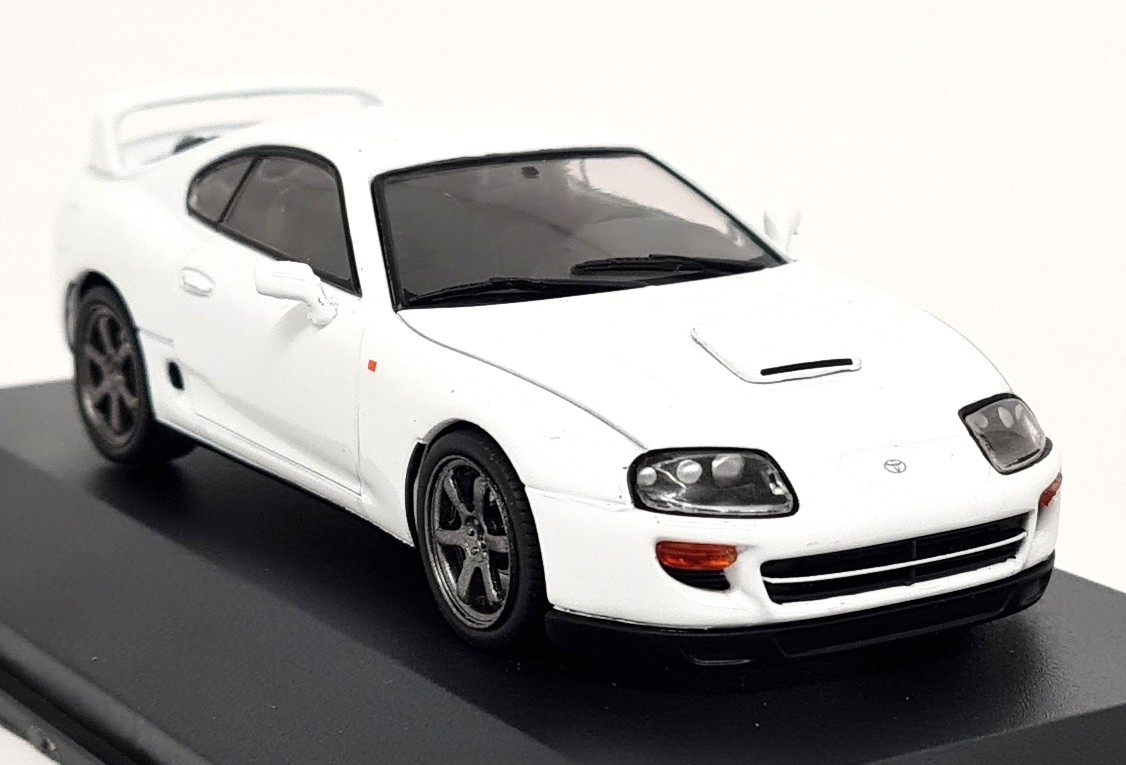 Solido 1/43 - Toyota Supra MK4 2JZ White 2001 Diecast Scale Model Car