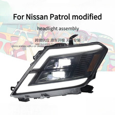 Headlight Assembly For 12-19 Nissan Patrol Y62 Modified Daytime Running Lights Headlight Assembly For 12-19 Nissan Patrol Y62 Modified Daytime Running Lights