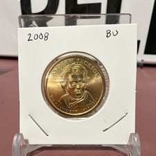 Andrew Jackson $1 Presidential Dollar 2008 Uncirculated Uncertified Coin