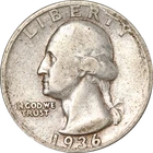 1936-D Washington Quarter