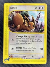 Pokemon TCG Eevee Aquapolis 75/147 Common Regular Unlimited English 2002 50 HP on eBay
